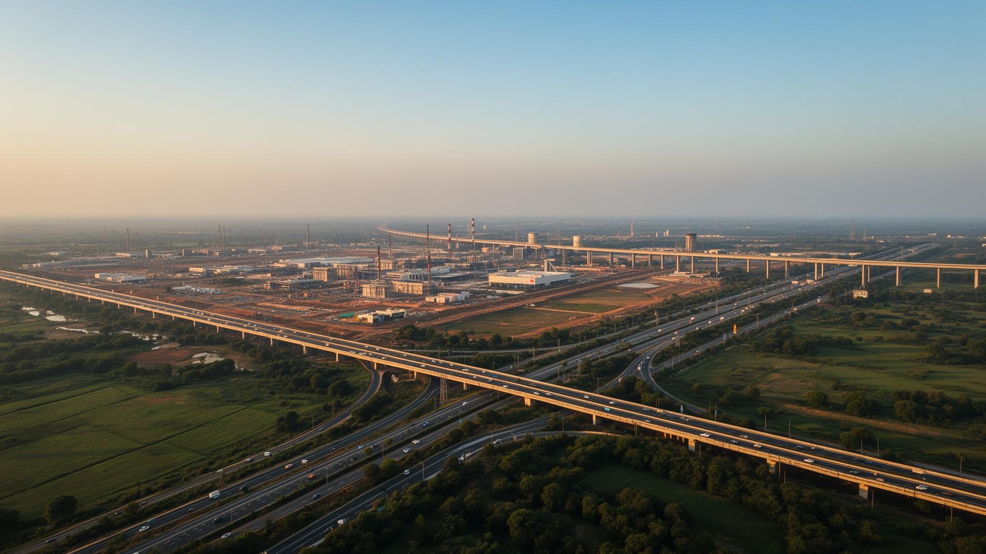 Large infrastructure project representing long-term progress